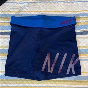 Nike pro dri-fit spandex shorts